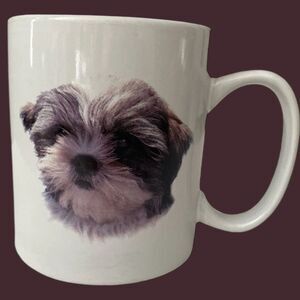 Shih Tzu 14oz Coffee Mug Inside/Outside Print Back Text Gift Dog Lover